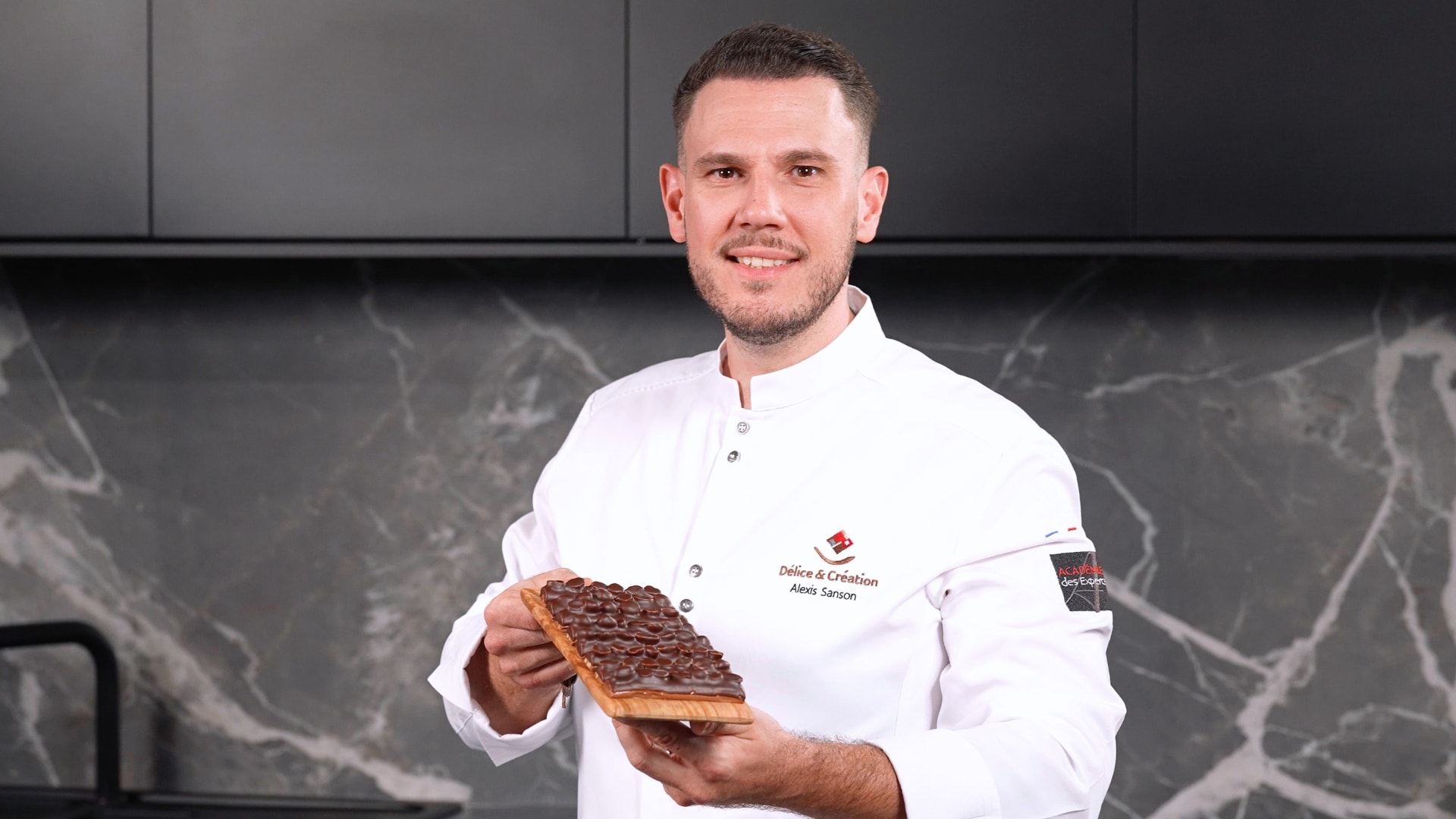 Portrait horizontal de chef importé