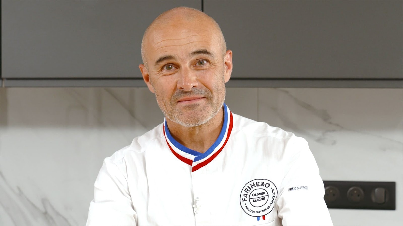 Portrait horizontal de chef importé