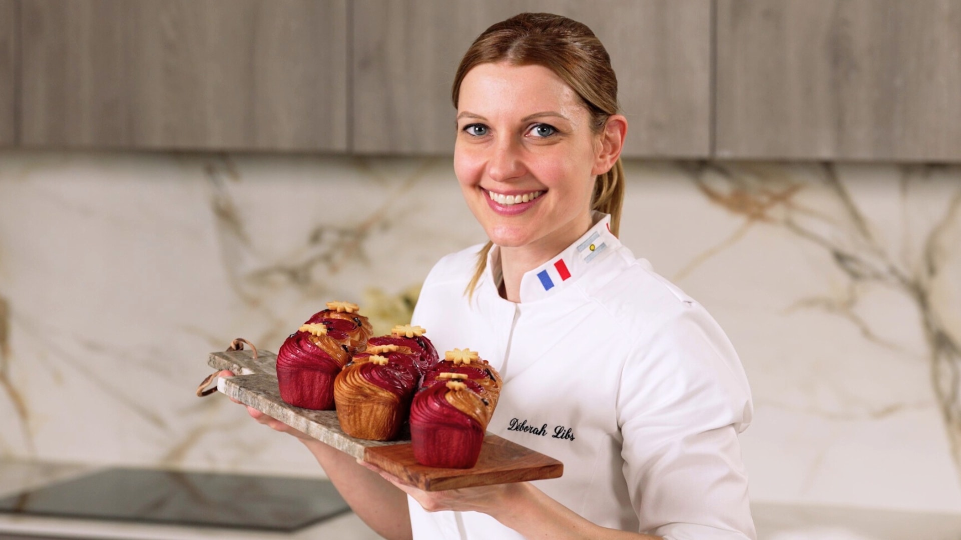 Portrait horizontal de chef importé