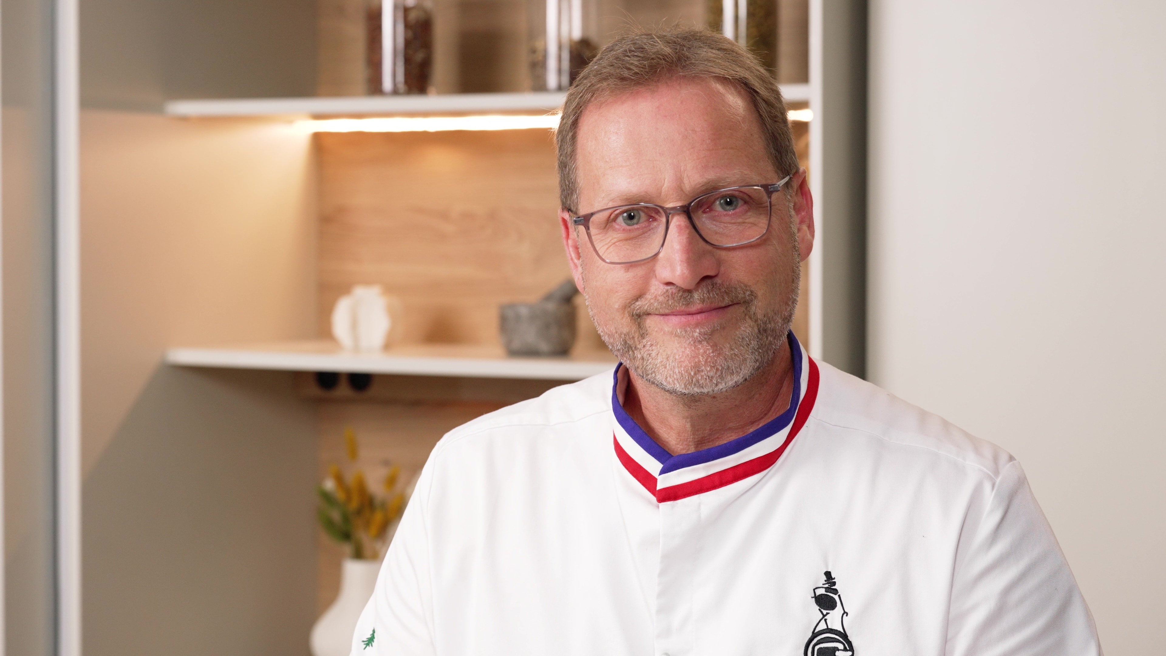 Portrait horizontal de chef importé