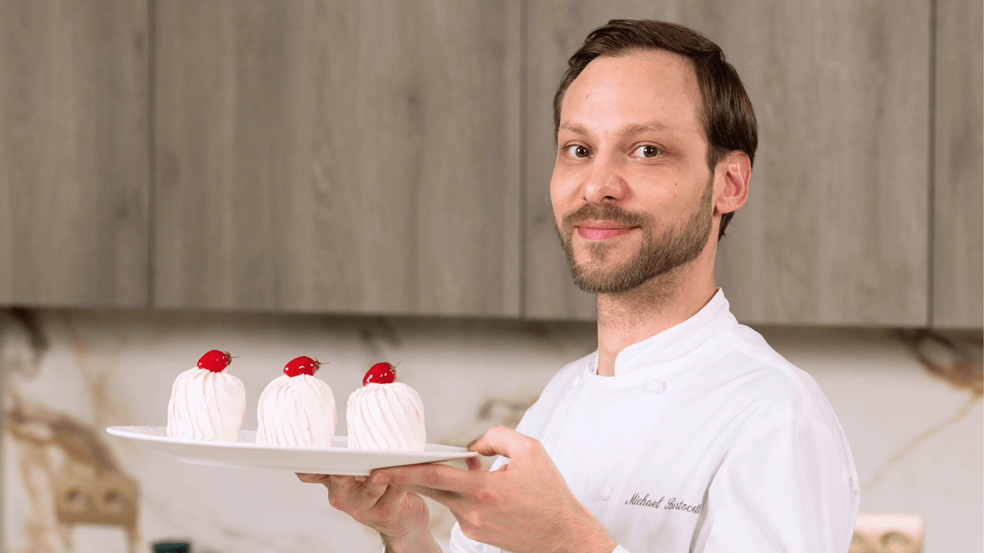 Portrait horizontal de chef importé