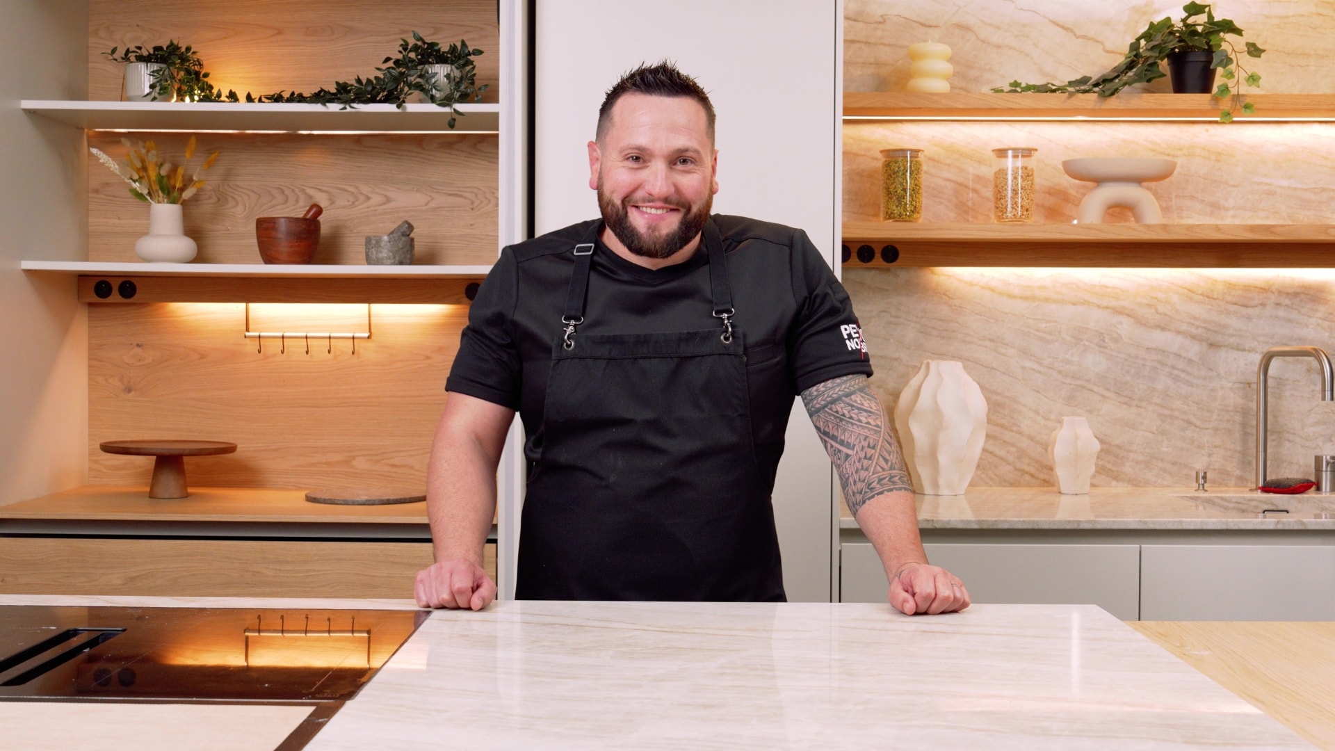 Portrait horizontal de chef importé Portrait horizontal de chef importé