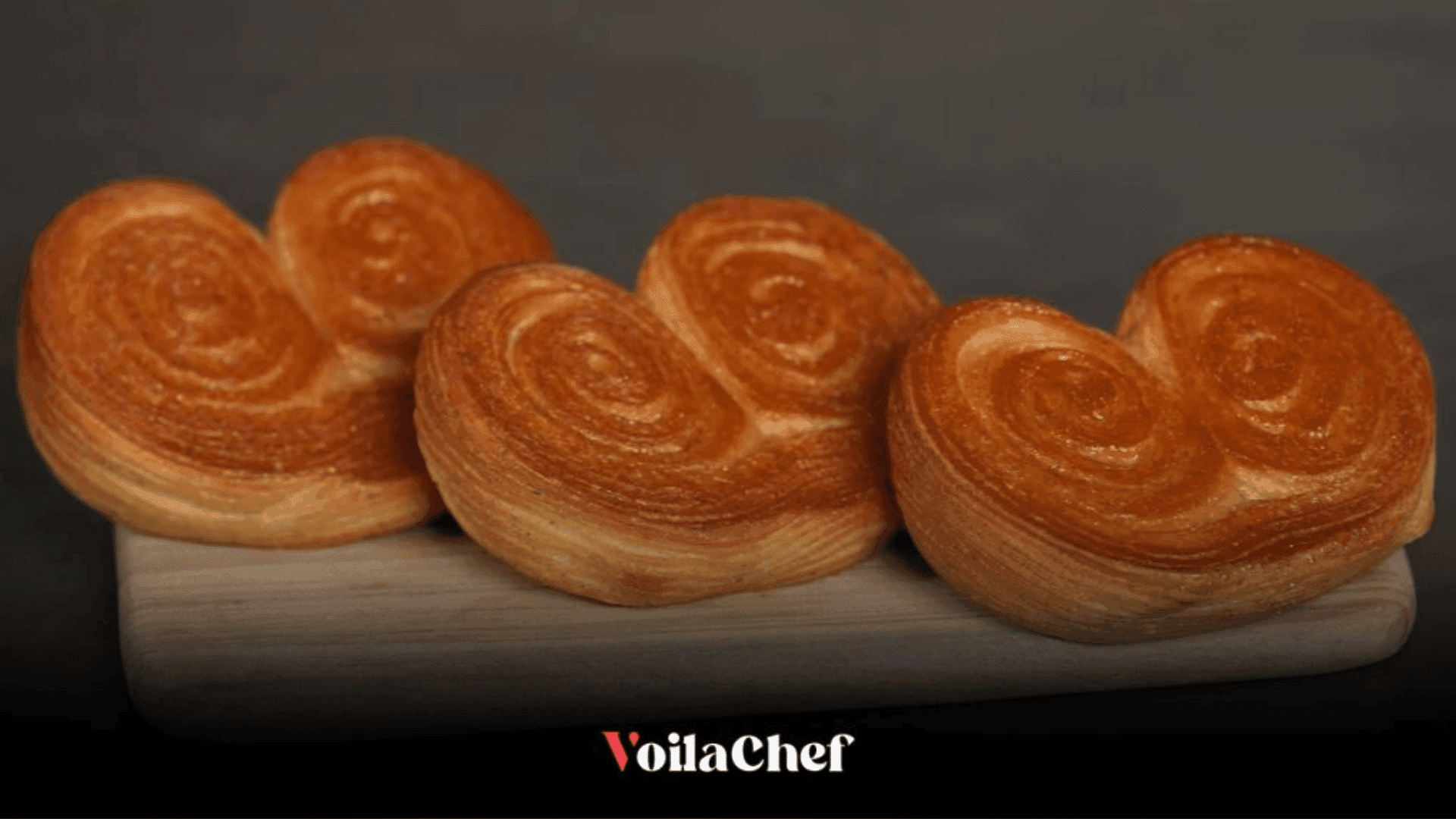 Palmier feuilleté à la vanille : recette facile