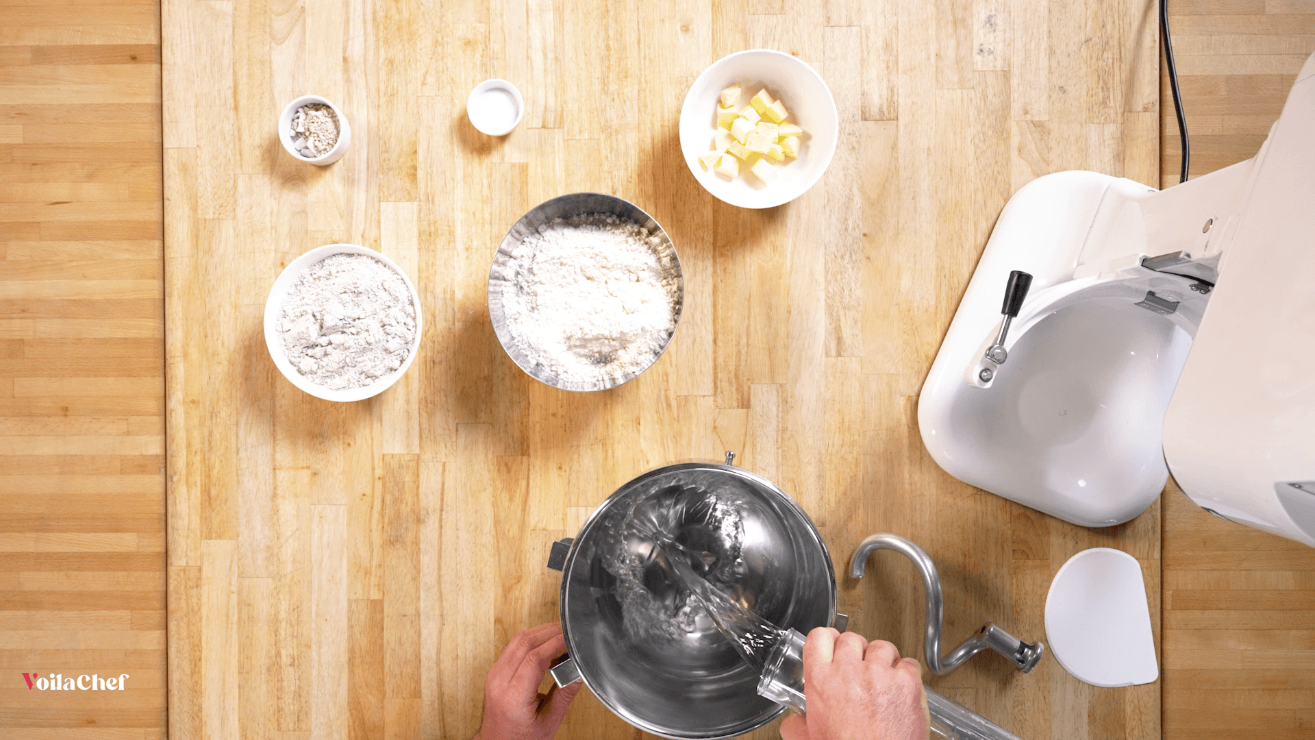 Pétrissage de la pâte à pain Miniature Pétrissage de la pâte à pain Miniature