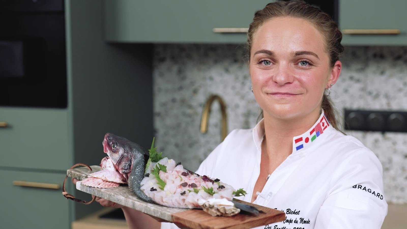 Portrait horizontal de chef importé Portrait horizontal de chef importé