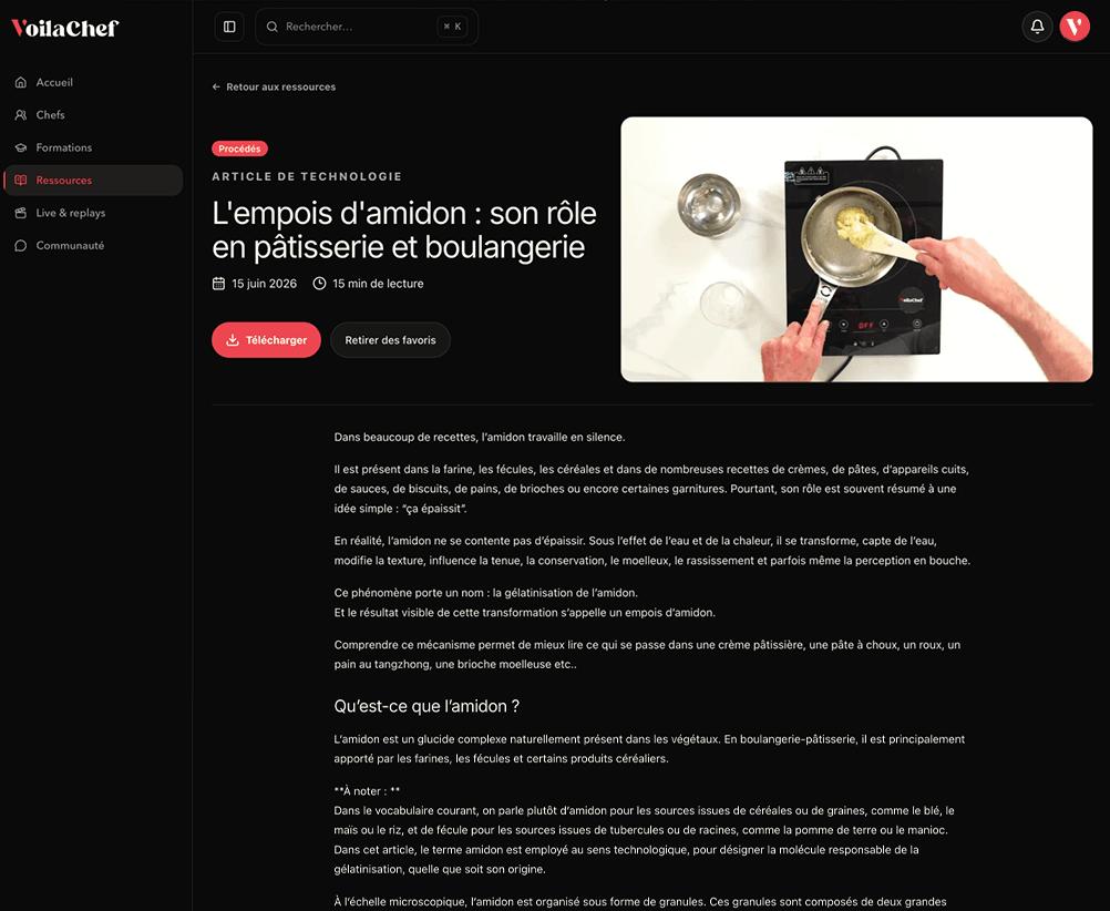 VoilaChef technology resource