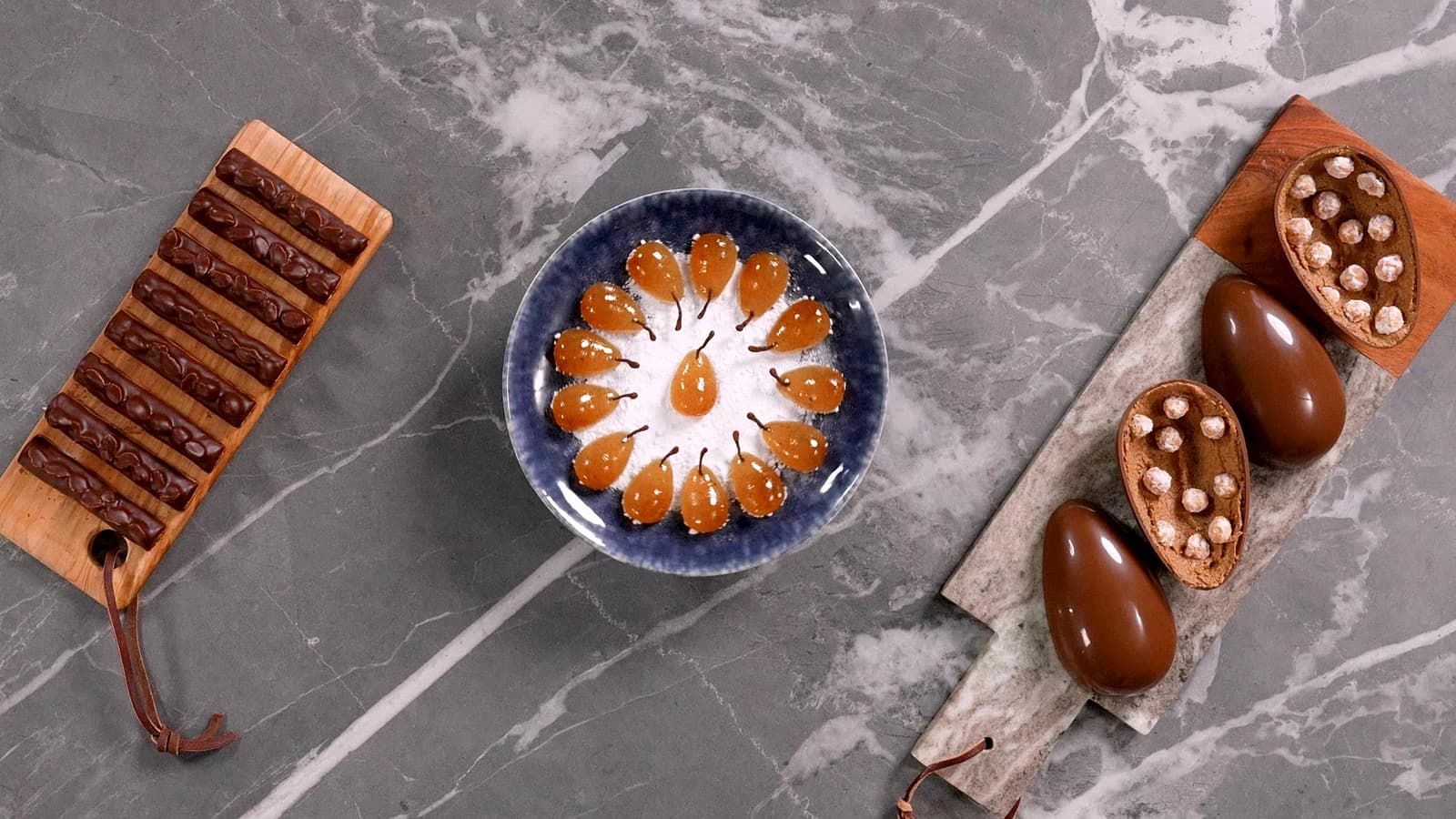Chocolate creations and confectionery